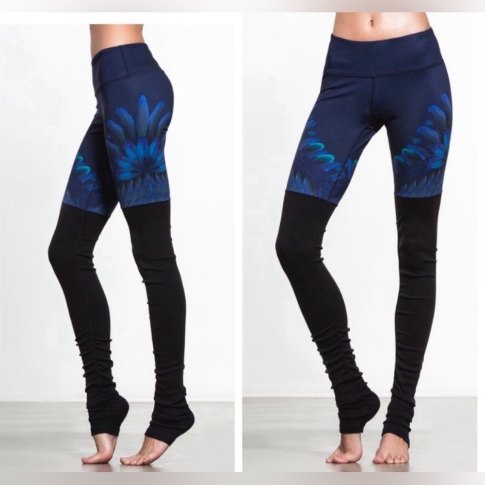 NWT ALO Yoga x Gypset Goddess Black Floral Leggings